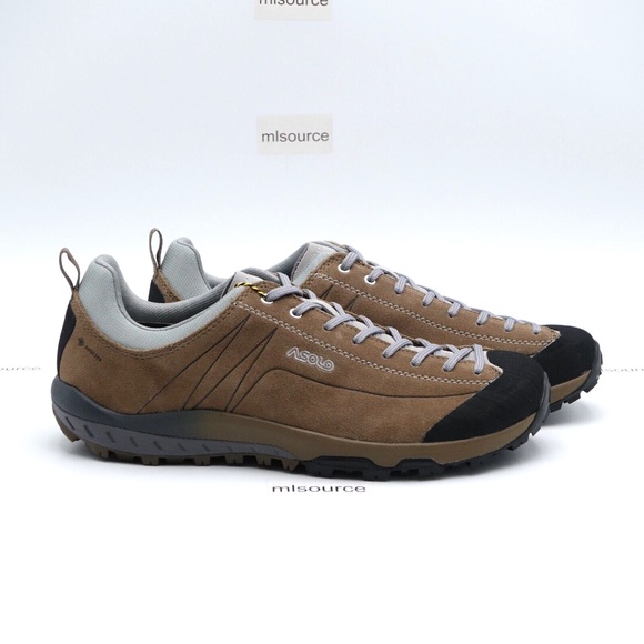 NEW ASOLO Space GV ML GTX Gore-Tex Waterproof Hiking Shoes Tortora - Picture 3 of 7
